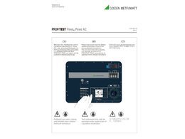 profitest-prime-kba_dgbfeinl 綜合電氣安規測試儀多語言含中文快速操作手冊